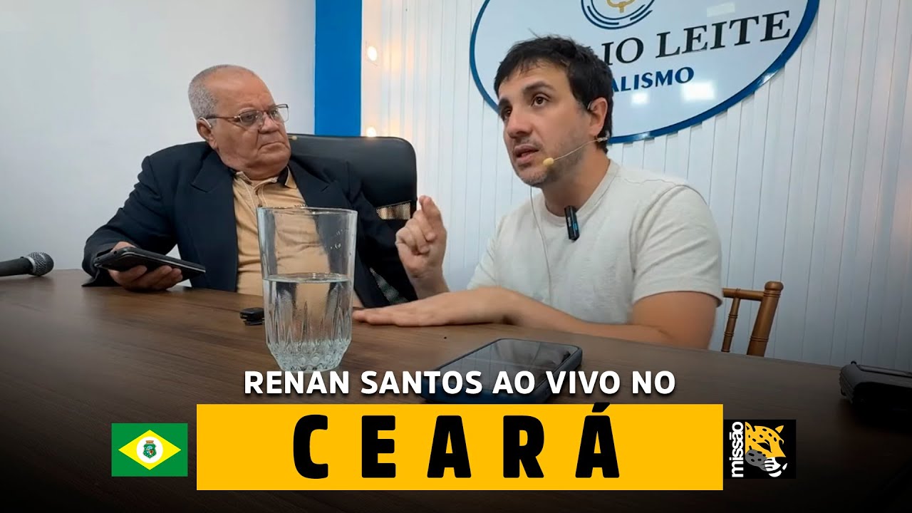 Renan santos e arthur do val realizam live no ceará e debatem pautas políticas atuais