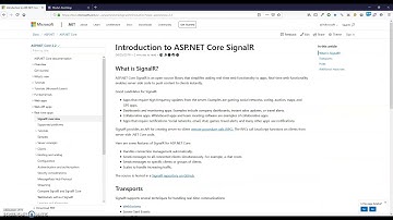ASP.NET Core 2.2 using SignalR for Real-time Web Applications - Part 01