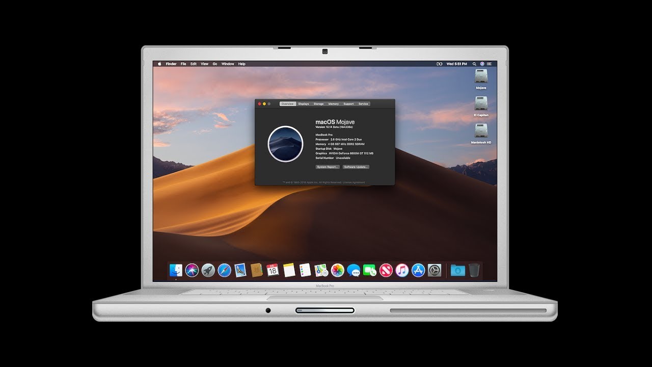 mojave su mac non supportati