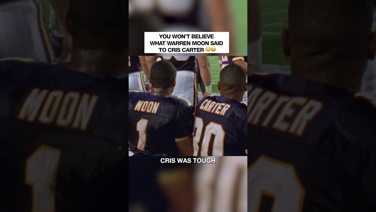 Warren Moon & Cris Carter were a great duo 😮‍💨😂