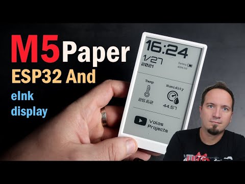 M5Paper ESP32 development board with EInk display