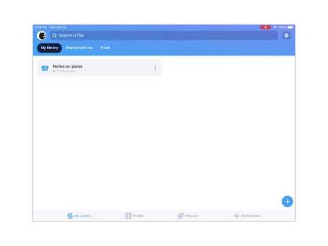 Inputting Notes in Guitar TAB in the Flat app