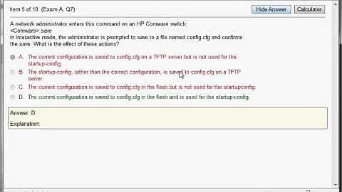 HP0-Y52 Applying HP FlexNetwork Fundamentals