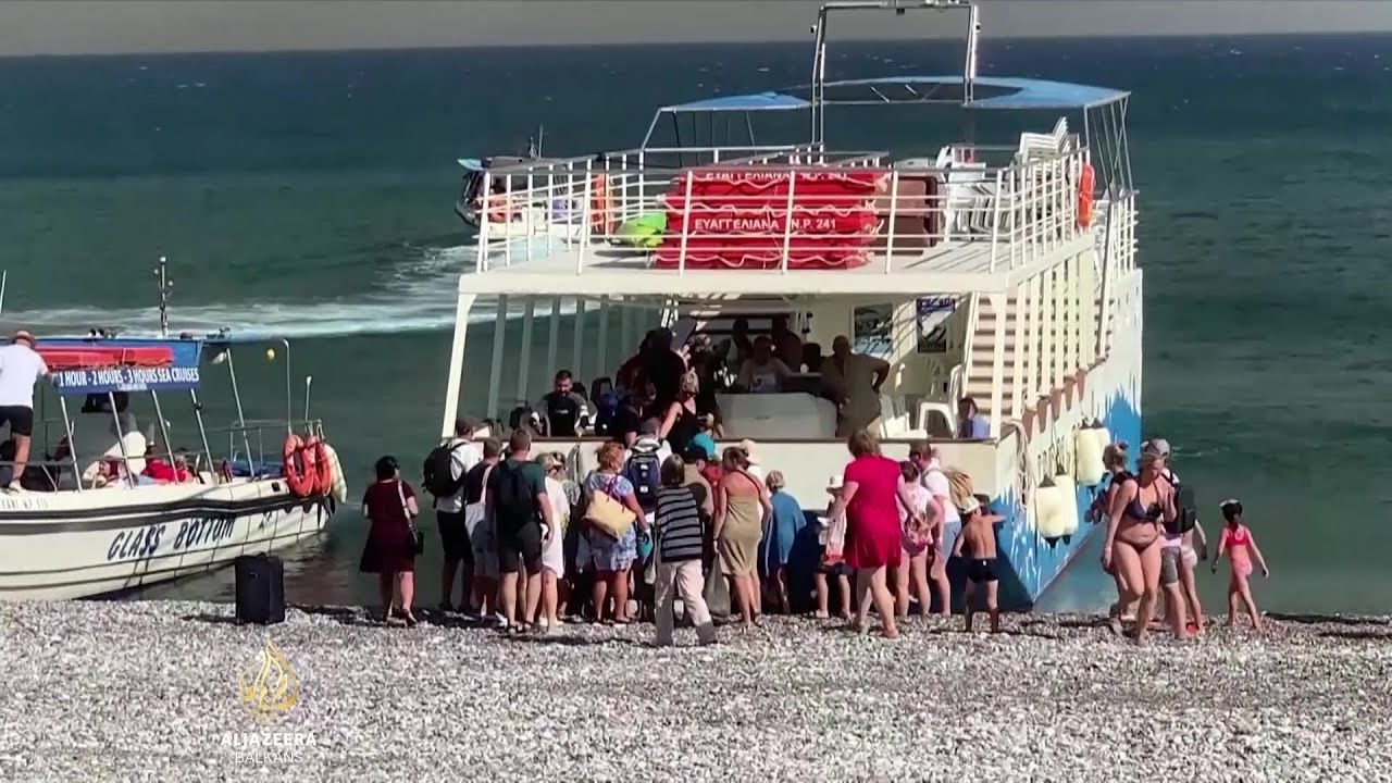 إجلاء طارئ للسياح والمقيمين من رودس
