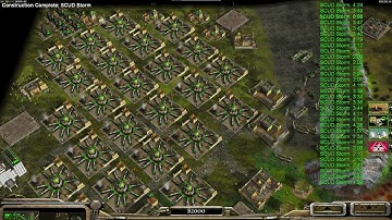 Scud Storm Apocalypse - Command & Conquer Generals Zero Hour - 1 vs 7 HARD Gameplay
