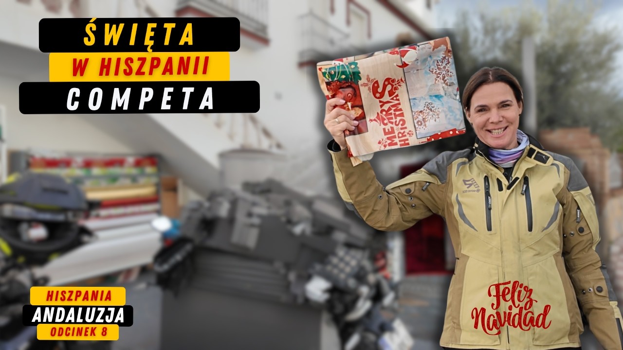 Grudzień w Hiszpanii na motocyklu 🇪🇸 - Kupujemy ozdoby świąteczne i zwiedzamy Competa - odcinek 8