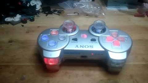Silver PS3 Controller PIMPED OUT!!