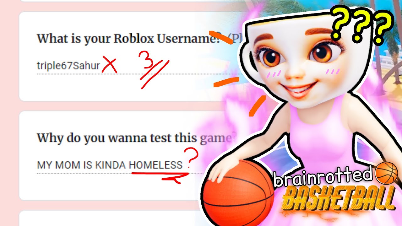 I READ YOUR TERRIBLE TESTER APPLICATIONS! | Brainrotted Basketball ...