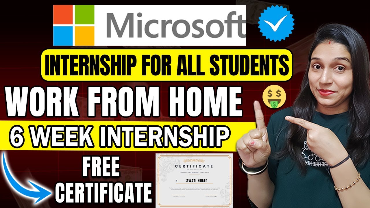 🔥 Microsoft Internship | 🤑 Internships for College Students 2025 | Work ...