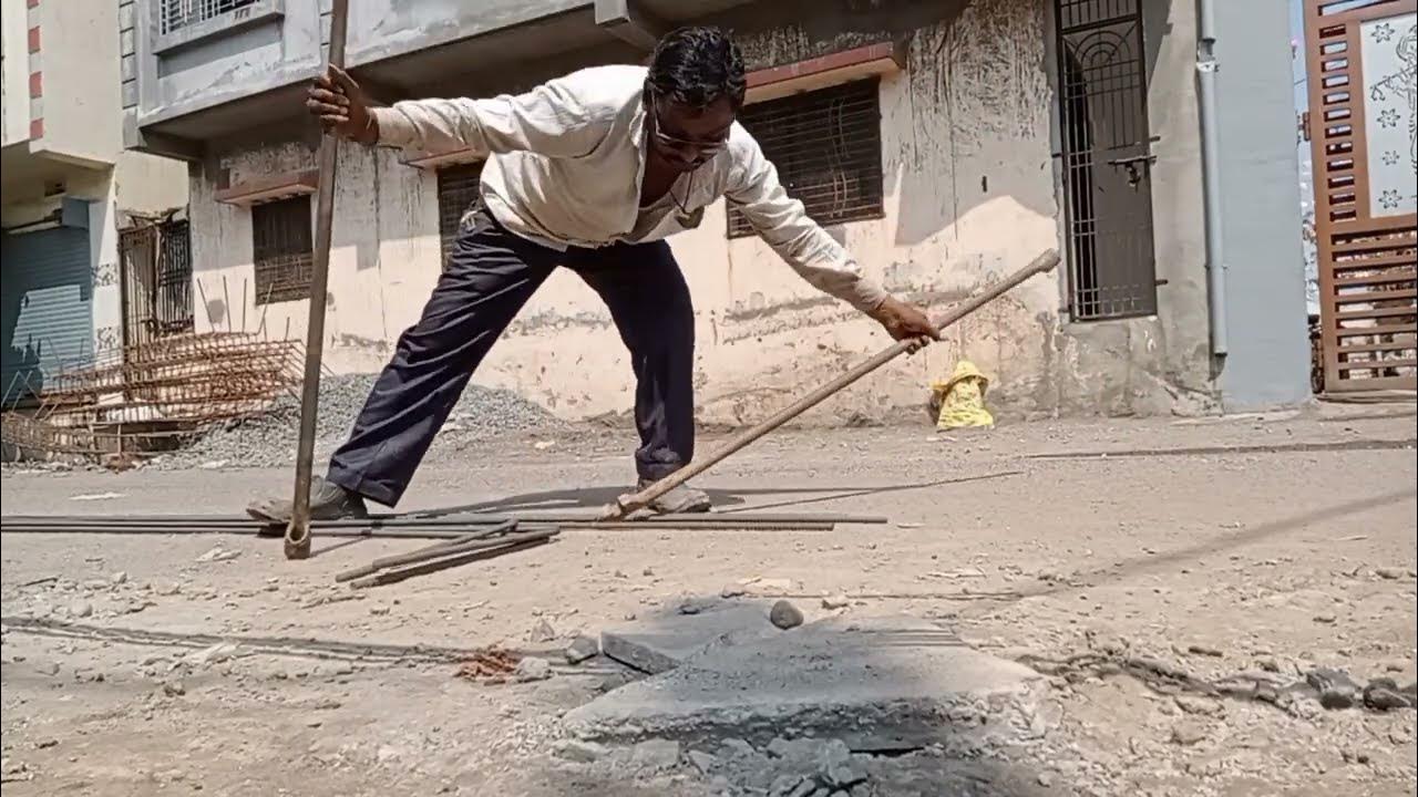 Easy way to E L bend 12 mm steel bar 12 mm स्टील बार को एल