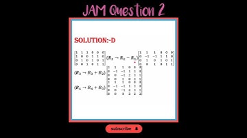 IIT JAM 2022 Question no 2.