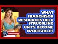What Franchisor Resources Help Struggling Units Become Profitable? - Franchisee Insider Insights