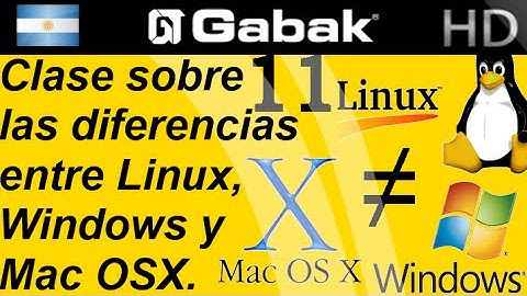 Las 11 diferencias entre Windows, Mac OSX y Linux (Microsoft+Apple+Ubuntu)