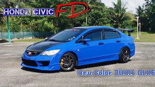 Misi Mengecat Honda Civic FD Part 4 | Custom Blue Pearl