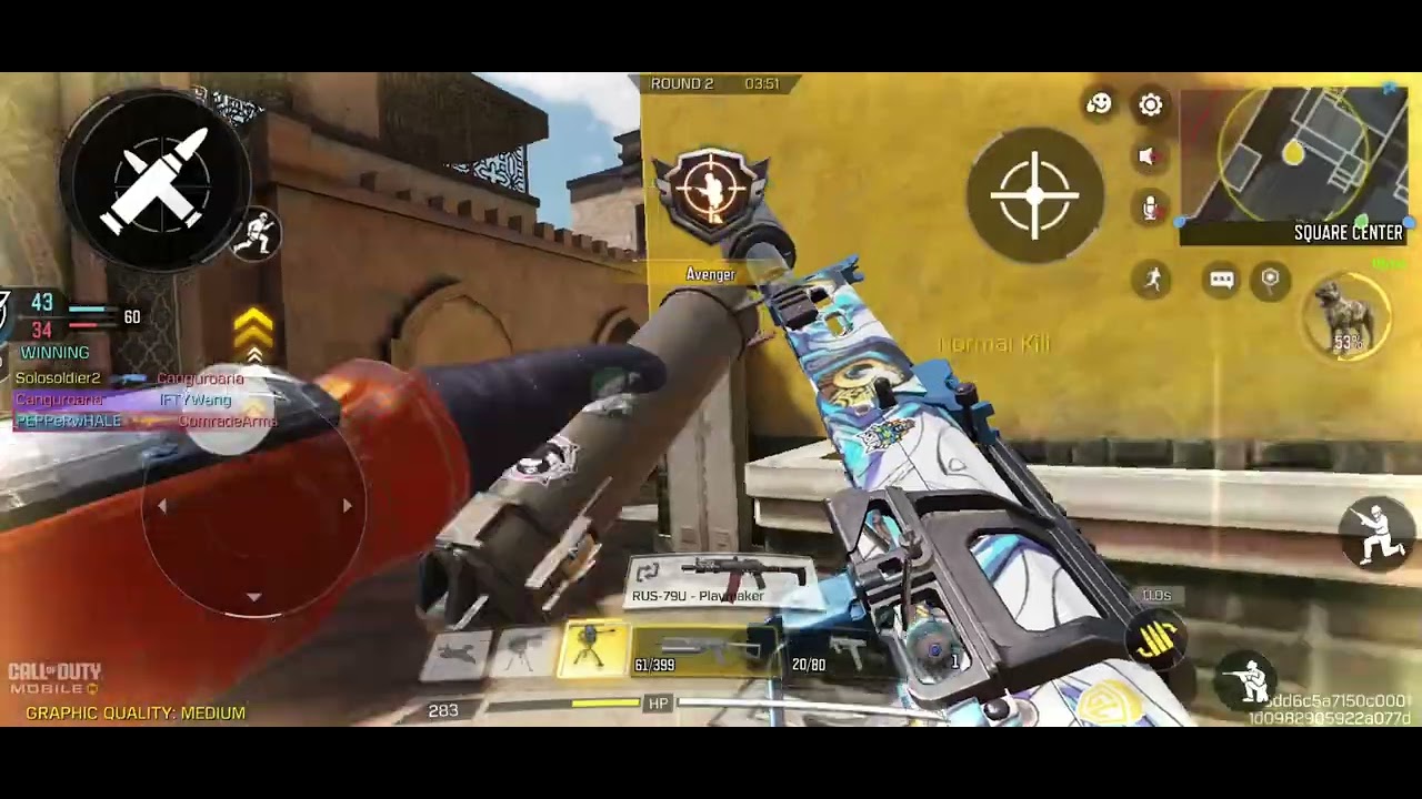 CODM 22 Kill Frontline Oasis Map with PP Bizon SMG Game Play 