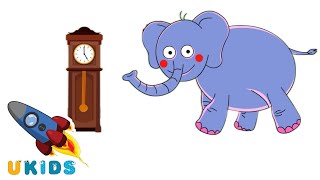 Hickory Dickery Dock Song (Nursery Rhymes For Kids) | Children's Music - 100% Free Kids Songs