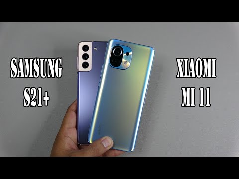 Samsung Galaxy S21 Plus 5G vs Xiaomi Mi 11 | SpeedTest and Camera comparison