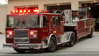 Hayward Fire Dept. Truck 7 Responding