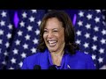 Kamala harris finally got serious while discussing the origins of her laugh