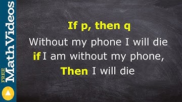 Write a statement in conditional form and identify it