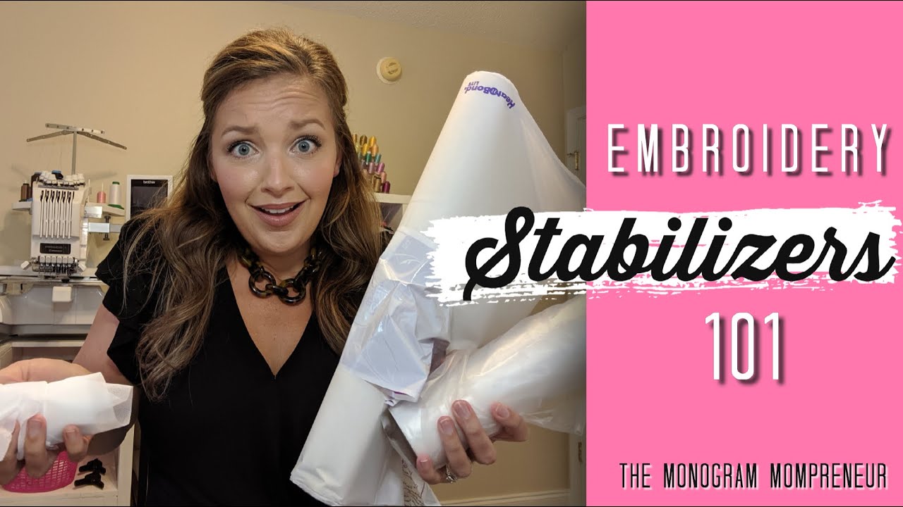 How to Choose the Right Embroidery Stabilizer : Machine Embroidery  Stabilizers Explained 