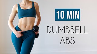10 MIN WEIGHTED TOTAL CORE - Dumbbell Abs screenshot 3