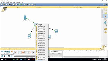 Jaringan client server - cisco packet tracer