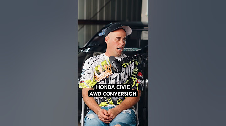Converting A Honda Civic To AWD 🤯 #shorts