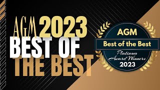 2023 AGM Best of the Best Platinum Award Winners