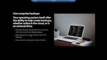 Use local computer tools for backup in Obsidian.