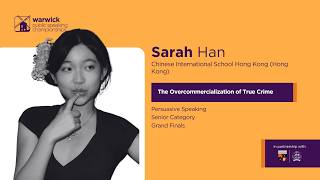 2026 Warwick PS Persuasive Speaking Senior Grand Finals | Sarah Han