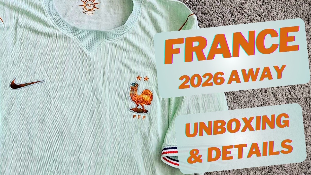 France 2026 World Cup match away jersey Unboxing & Details - YouTube