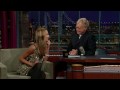 late show with david letterman and jesica alba