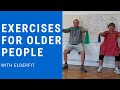 Kitchen workout for older people