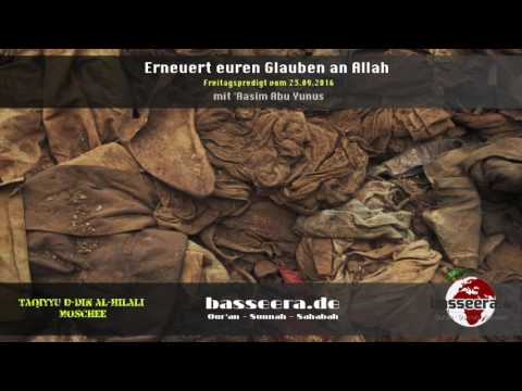 'Aasim Abu Yunus - Erneuert euren Glauben an Allah