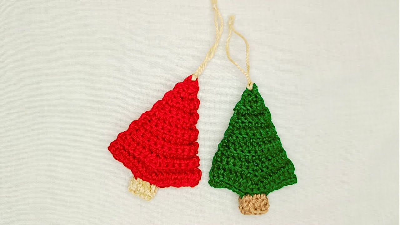 Mini Christmas Tree Amigurumi 🎄 Easy Crochet Ornament Tutorial