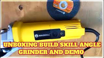 Build Skill Angle Grinder Machine Unboxing And Demo ll Multipurpose Usage ll DIY