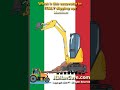 What is this ITALIAN Long Arm EXCAVATOR digging up in ITALY? Animation JBManCave.com #Shorts