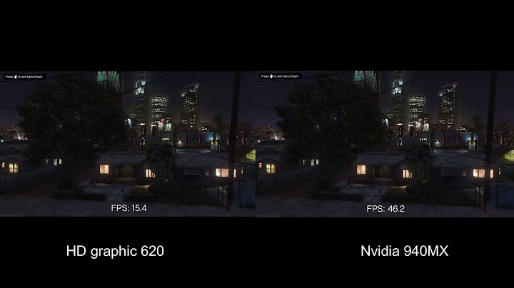 So sánh nvidia 940mx và graphic 620