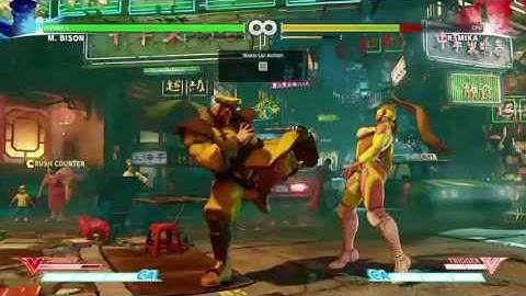 SFV: Season 2 Bison Target Combo VT meaty set up into stun