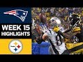Patriots vs. Steelers | NFL Week 15 Game Highlights