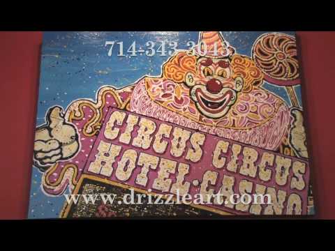 Check This Out! Las Vegas Circus Circus Hotel Casino Pop Art Painting By Robert Holton