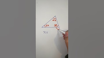 Basic geometry: angles of triangle #angle #angles #geometry #reels