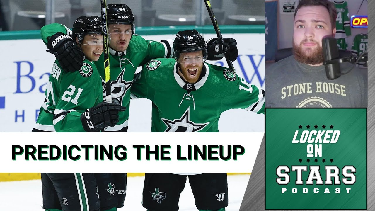 Predicting the Dallas Stars Opening Night Lineup YouTube