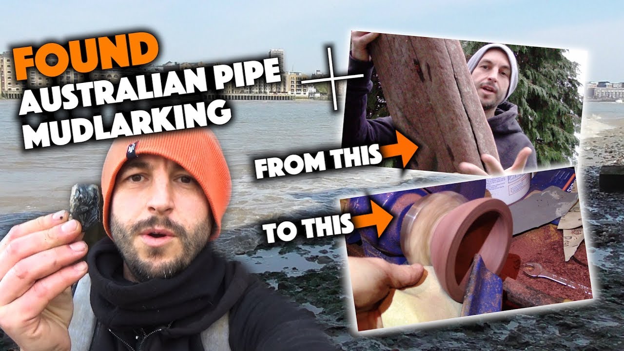 YOU BEAUT Australian clay pipe Mudlarking Thames Wood 