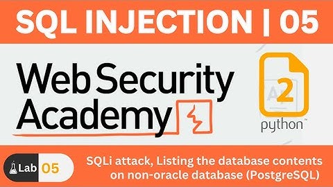 Lab 05 - Part 2: Python Scripting to Dump Usernames & Passwords from PostgreSQL Database