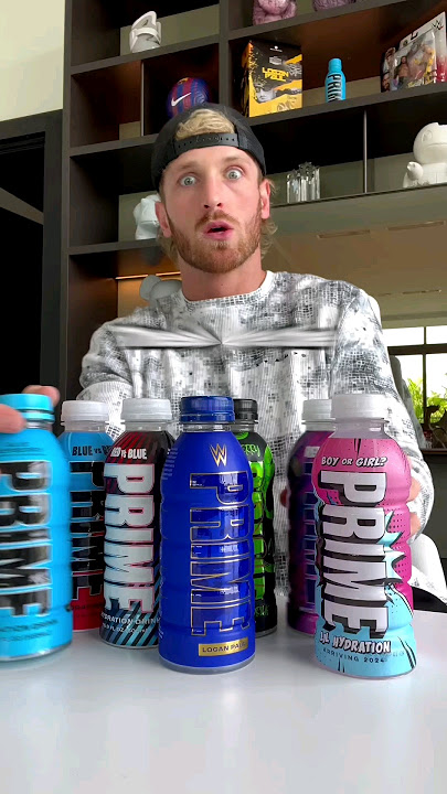 Logan Paul RARE PRIME collection is INSANE! #drinkprime #primehydration #prime #loganpaul #ksi