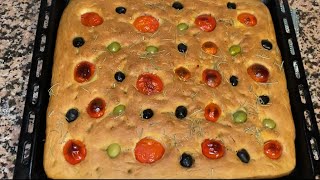 طريقة  خبز  الفوكاتشا الايطالية بطريقة سهلة وبسيطة ??