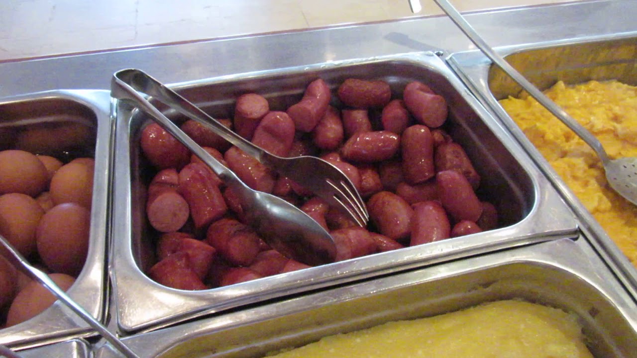 Завтрак в ресторане. Hotel Slovenska Plaža. Будва