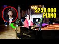 When I Played on $250,000 Piano in Piano Store - Space Man Eurovision Sam Ryder | Cole Lam